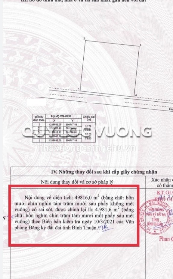 Bán đất trống 4.981,6m2 ở CCN Nam Hà, Đức Linh, Bình Thuận, 43 USD/m2